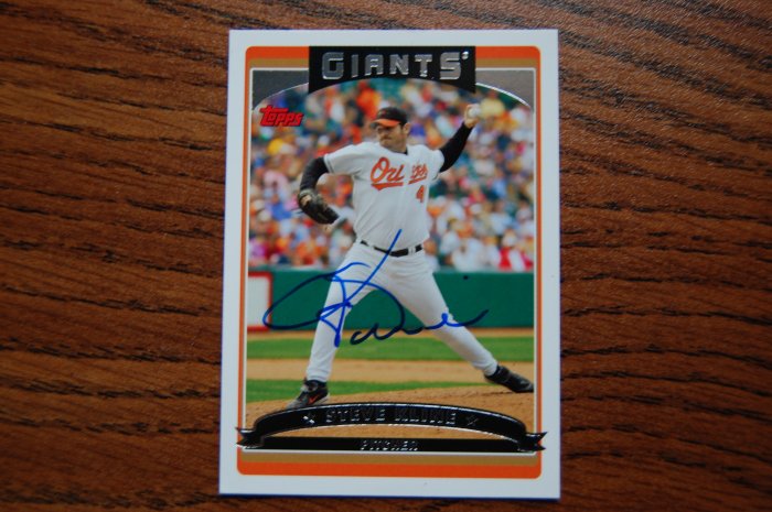 2006 Topps Series 1 Steve Kline Autograph