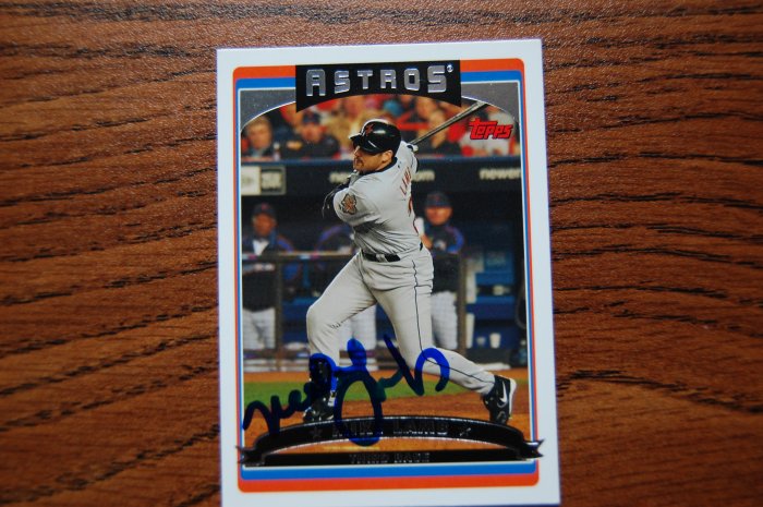 2006 Topps Series 1 Mike Lamb Autograph