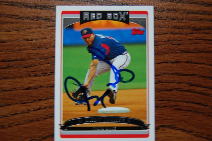 2006 Topps Series 1 Andy Marte Autograph