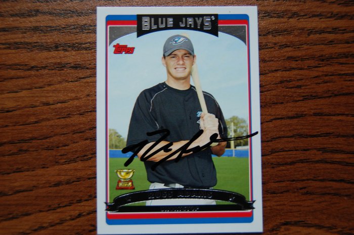 2006 Topps Series 1 Russ Adams Autograph