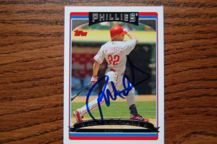 2006 Topps Series 1 Jason Michaels Autograph