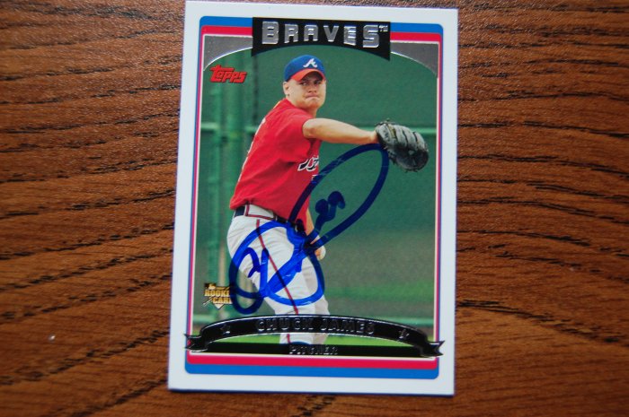 2006 Topps Series 1 Chuck James Autograph