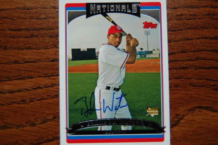 2006 Topps Series 1 Brandon Watson Autograph