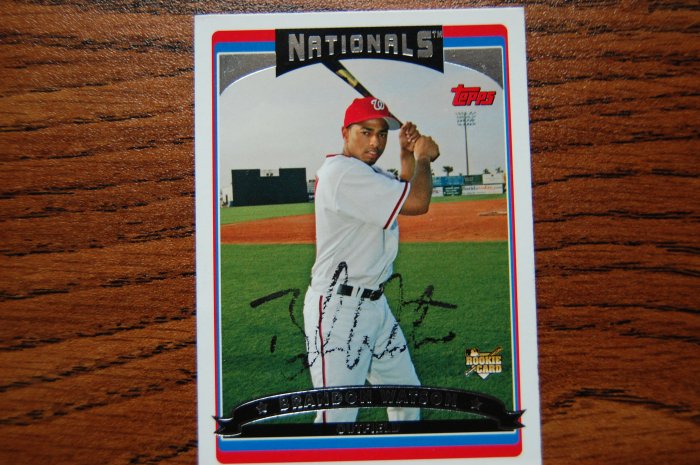 2006 Topps Series 1 Brandon Watson Autograph