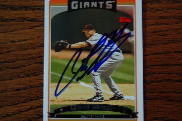 2006 Topps Series 2 Lance Niekro Autograph