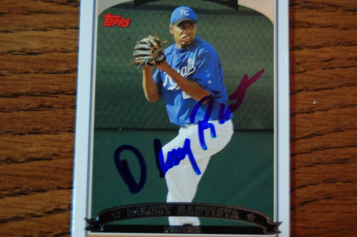 2006 Topps Series 2 Denny Bautista Autograph