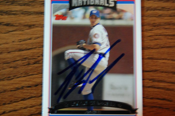 2006 Topps Update Ryan Wagner Autograph