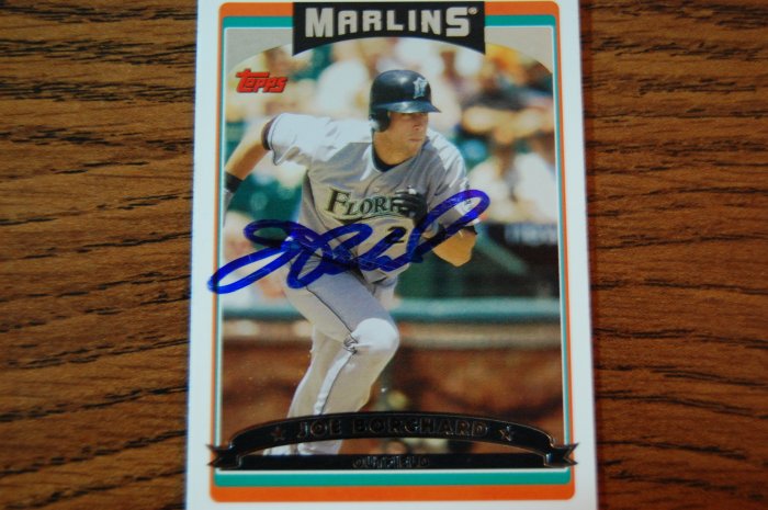 2006 Topps Update Joe Borchard Autograph