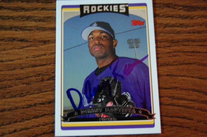 2006 Topps Update Denny Bautista Autograph