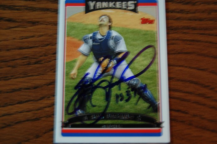 2006 Topps Update Sal Fasano Autograph