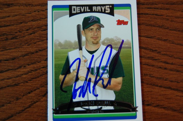2006 Topps Update Josh Paul Autograph