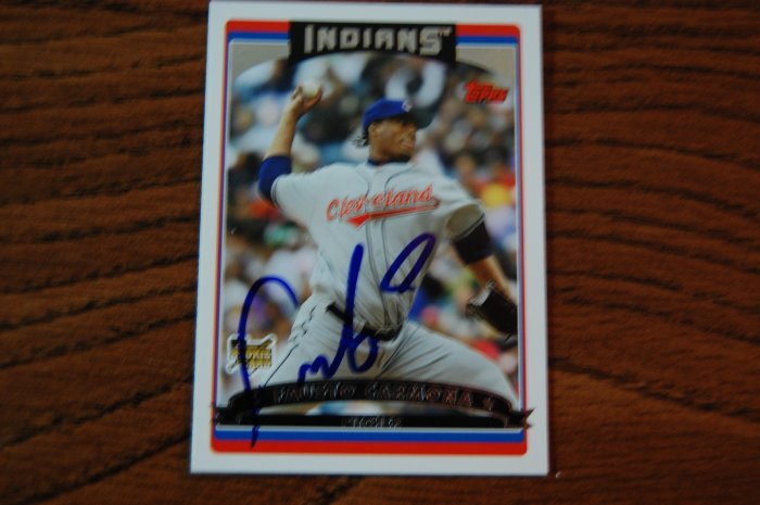 2006 Topps Update Fausto Carmona Autograph