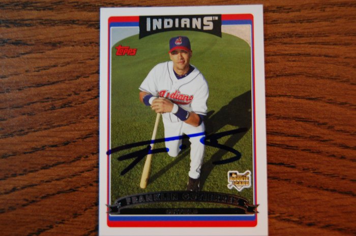 2006 Topps Update Franklin Gutierrez Autograph