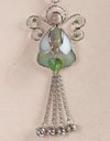 Angel August Birthstone Heart