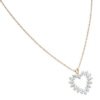 Gold Cubic Zirconia Heart