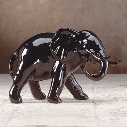 Black Lacquered Elephant