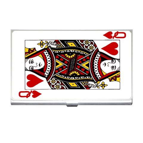 Queen of Hearts Business Card Holder Case Office Gift 17055933