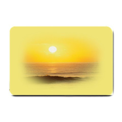 Yellow Sunset BEACH DESIGN Bathmat , Doormat, Mats #BSEC-CT