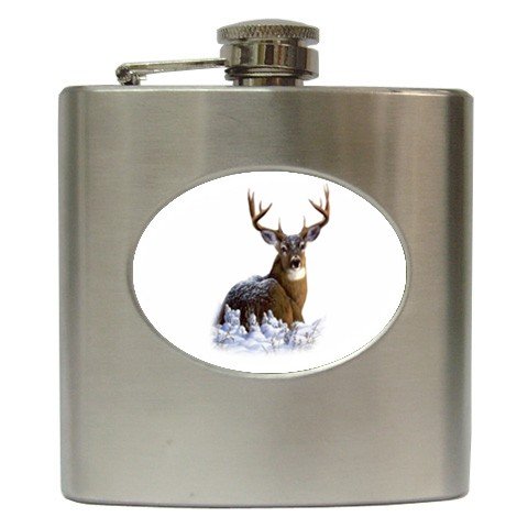 DEER BUCK Hip Flask Men's Gift 6 oz. 17138225