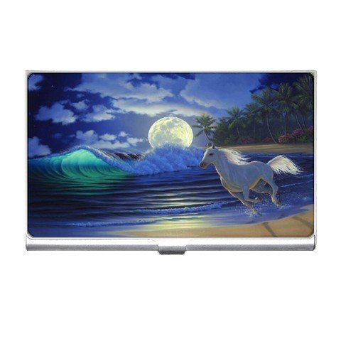 Horse on Beach Business Card Holder Case Office Gift 17126562