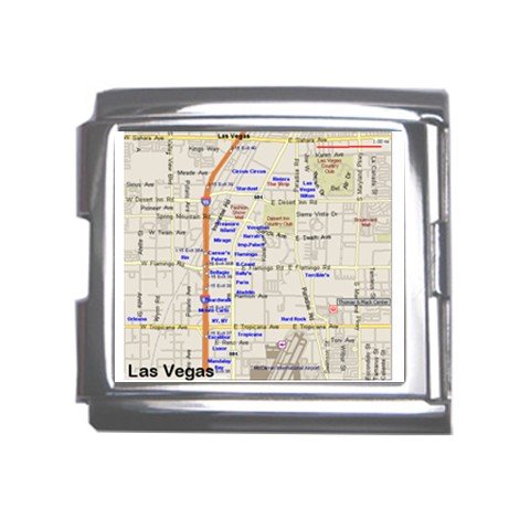 LAS VEGAS Map Souvenir Italian Charm Bracelet Single MEGA Charm Size 18mm 23652869