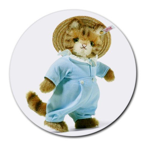 TEDDY BEAR IN PAJAMAS Round Mousepad Office 15771839