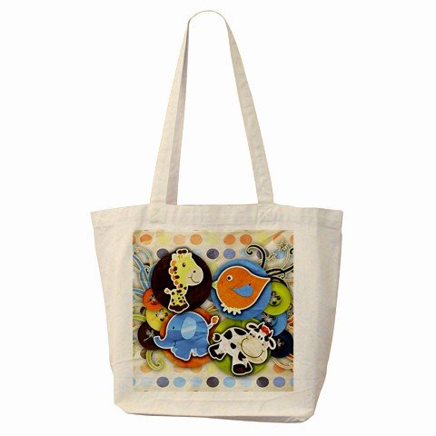COLORFUL ART Large Canvas Tote Bag 18 x 14 inches Handbag 27028743