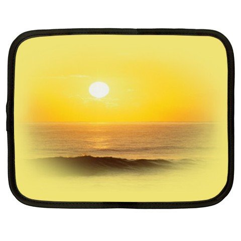 YELLOW BEACH SCENE netbook laptop 15 inch case cover sleeve XXL 26754289 BSEC