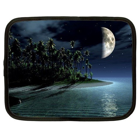 MOON BEACH SCENE netbook laptop 15 inch case cover sleeve XXL 26754670 BSEC