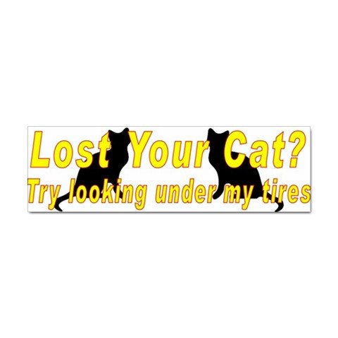100 FUNNY LOST CAT Car Bumper Stickers - 100 Bumper Sticker Pack WHOLESALE 27719159