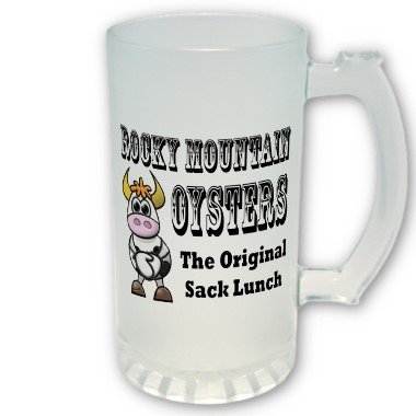 Funny FROSTED Mug Beer mug stein Father's Day Birthday Christmas Gift 16 oz