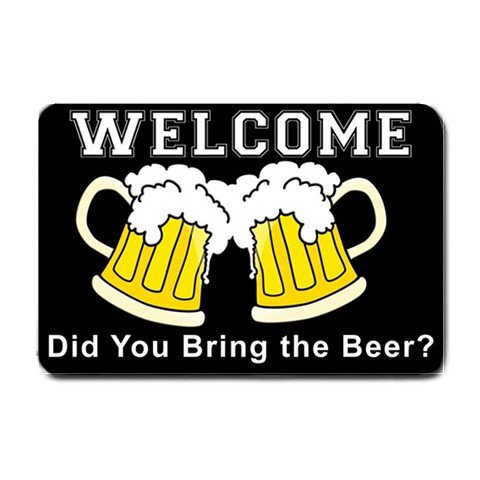 Funny BRING BEER Indoor Outdoor Doormat Mats door mat #BSEC-CT