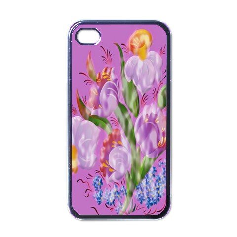 LAVENDER FLOWERS Apple iPhone 4 Case Cover #AN-28147444