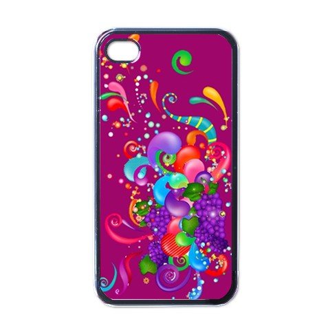 BURGANDY ABSTRACT Apple iPhone 4 Case Cover #AN-28147447