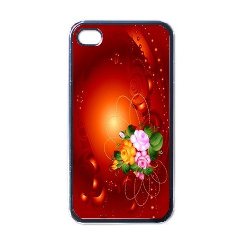 RED ROSES Apple iPhone 4 Case Cover #AN-28147696