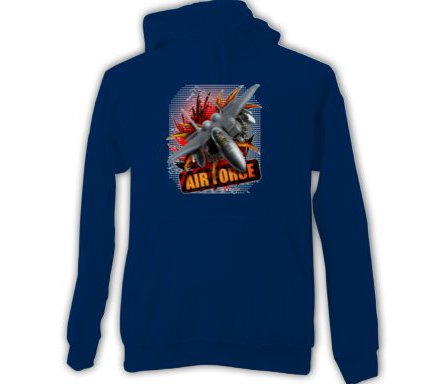 Airforce Adult HOODIE SWEATSHIRT sz Medium #CT