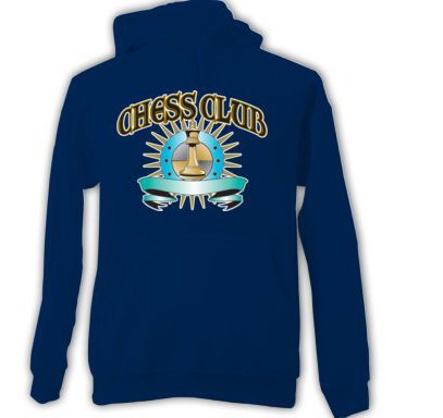 Chess Club Adult HOODIE SWEATSHIRT sz XLarge #CT