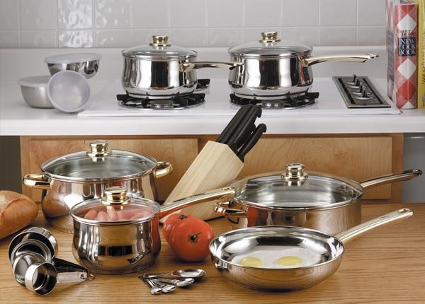 Chefs Secret 31pc Stainless Steel Cookware Set