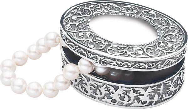 Sterlingcraft Antique Silverplated Jewelry Box