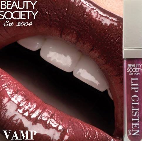 Beauty Society Lip Glisten - Vamp gorgeous tube with LED applicator and mirror
