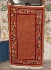 Hande made silk carpet