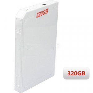 320GB USB External Hard Drive For Wii / PS3 / Xbox 360® / PC - 2.5 Inch - White / Black / Grey