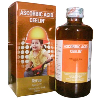 120ml Bottle Ceelin Vitamin C Syrup Nutritional Sup. 2-12 YRS Medium