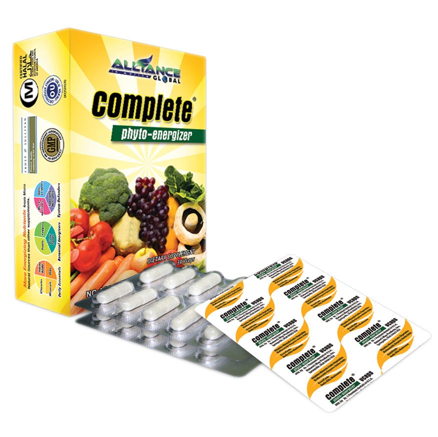 Complete Phyto-Energizer Dietary/Food Supplement 90 Capsules FREE SHIPPING