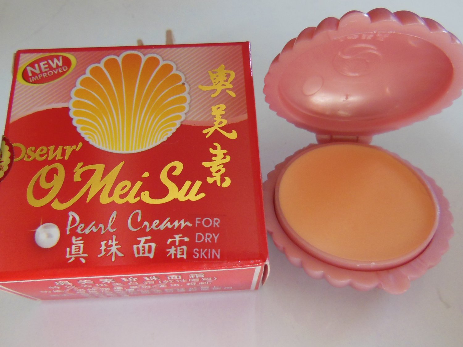 X6 Oseur O Mei Su Pearl Paste Red Pods Eliminates Freckles Rashes Acne