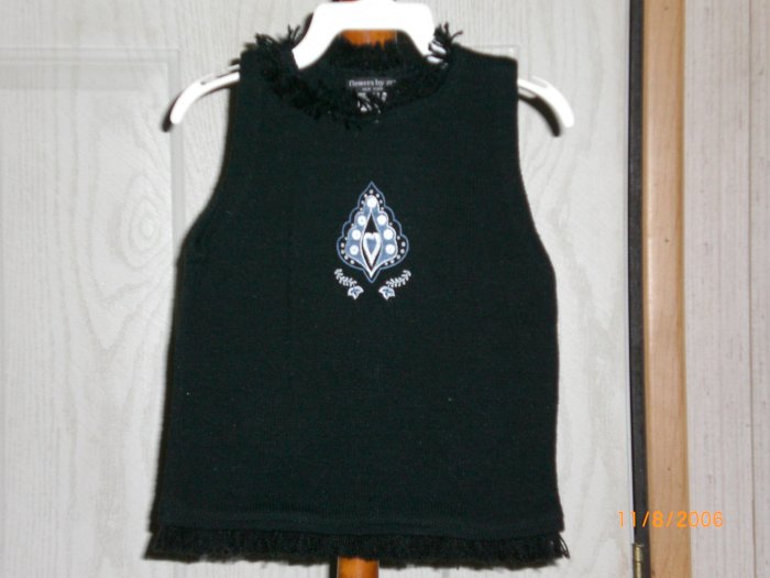 FLOWER BY ZOE BLACK VEST