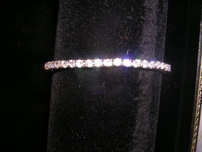 Sterling Silver CZ 7" Tennis Bracelet - Awesome Gift!