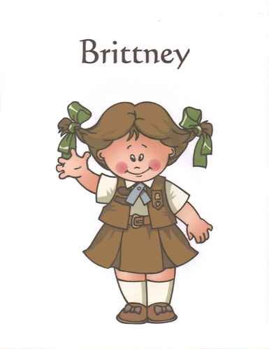 Personalized Girl Scout names on cute prints!