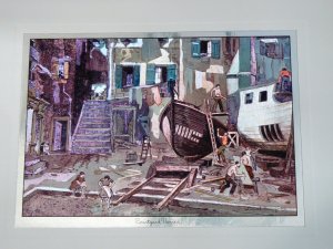 SET of 10 Lionel Barrymore Foil Etching Lithograph Prints