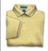Men's Pine Island 100% Cotton Pique Golf Polo Shirt, Yellow sz XXL